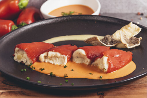 Pimientos de bacalao plato LUKAN GOURMET 1