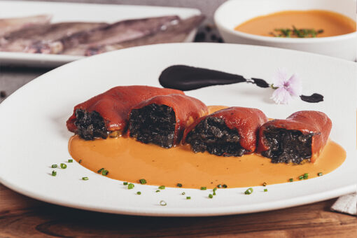 Pimientos de chipiron plato LUKAN GOURMET 1