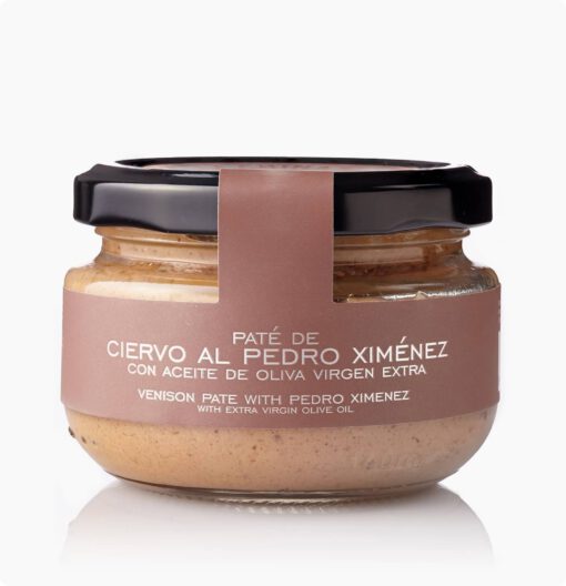 pate de de ciervo al pedro ximenez con aceite de oliva virgen extra la chinata