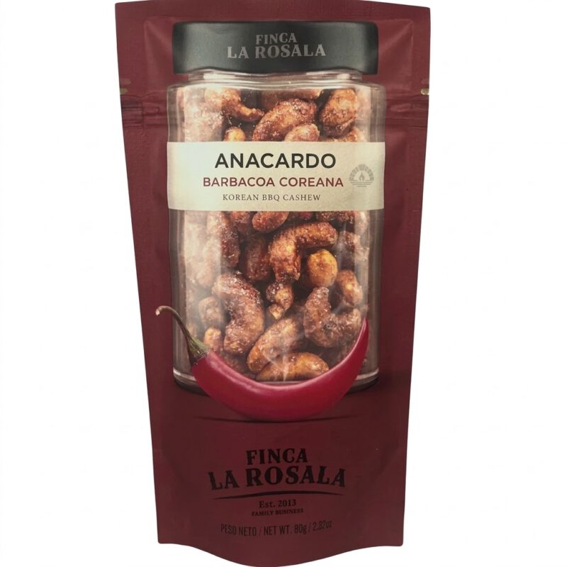 Anacardo Tostado BBQ Coreana 80g Finca La Rosala