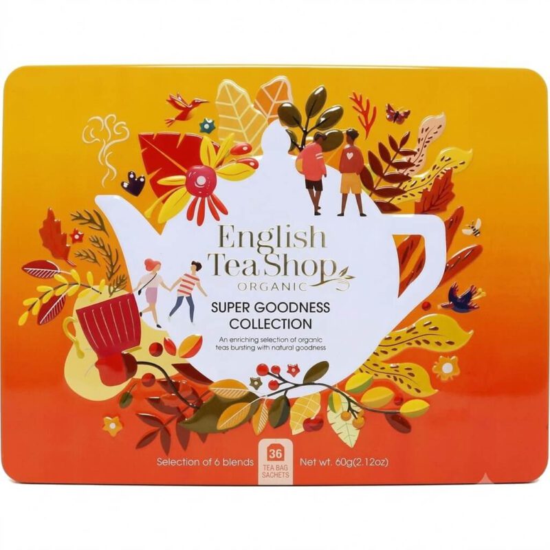 Caja Metalica "Super Goodnes Collection" 36 filtros English Tea Shop