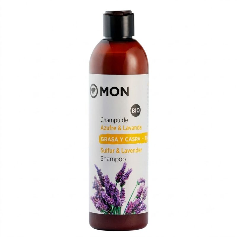Champú natural de Azufre y Lavanda 300ml Mon
