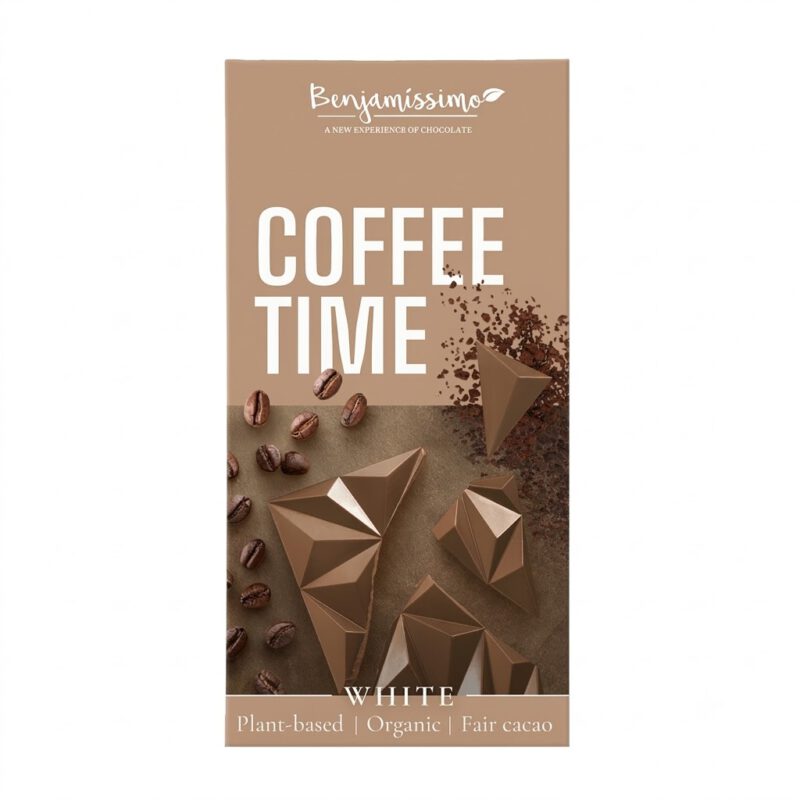 Chocolate Coffee Time (Blanco) 60g Benjamissimo
