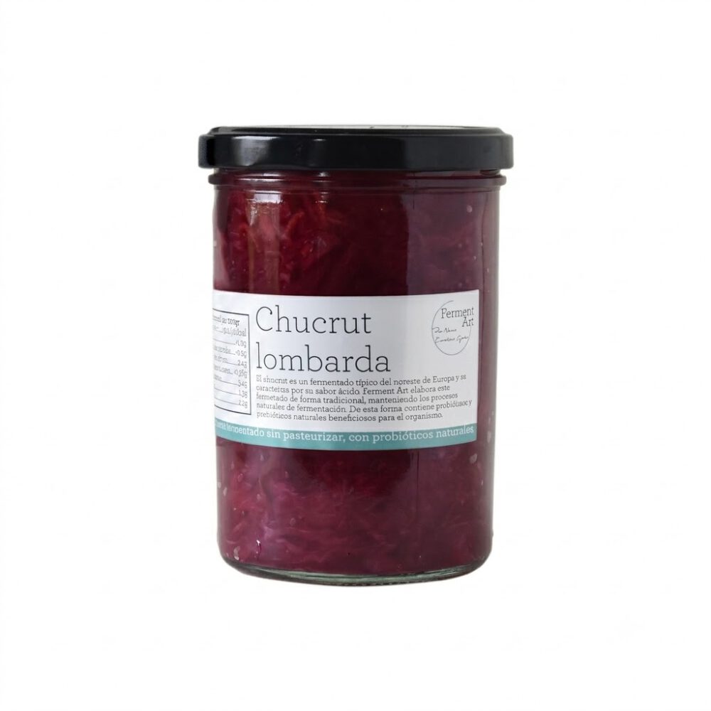 Chucrut de Col Lombarda 400g Ferment Art 1 Chucrut de Co Lombarda 400g Ferment Art