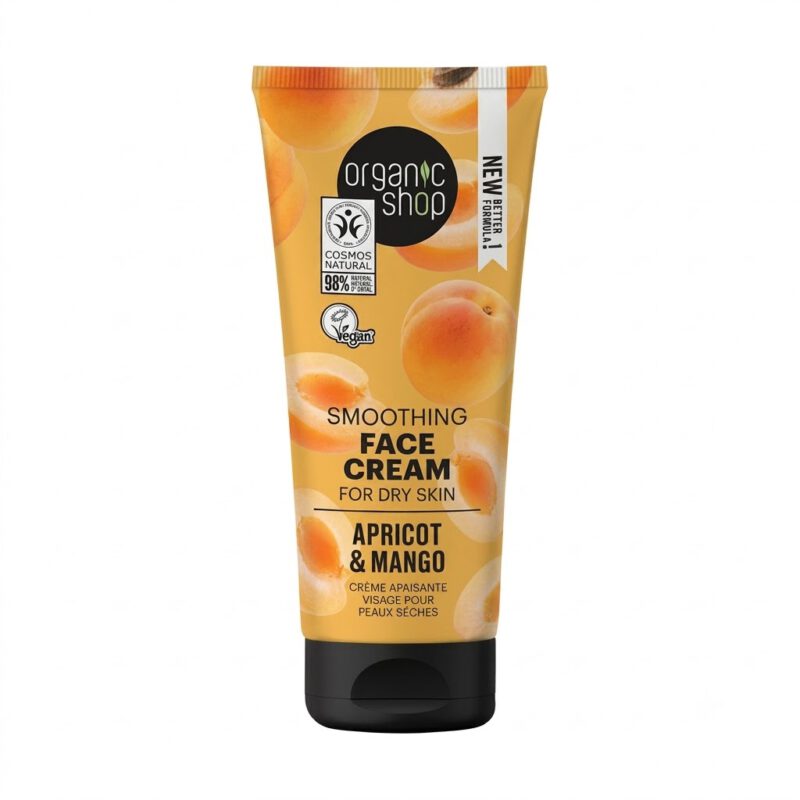 Crema Facial Ligera Diaria Para Piel Seca Albaricoque Y Mango 50 ml Organic Shop