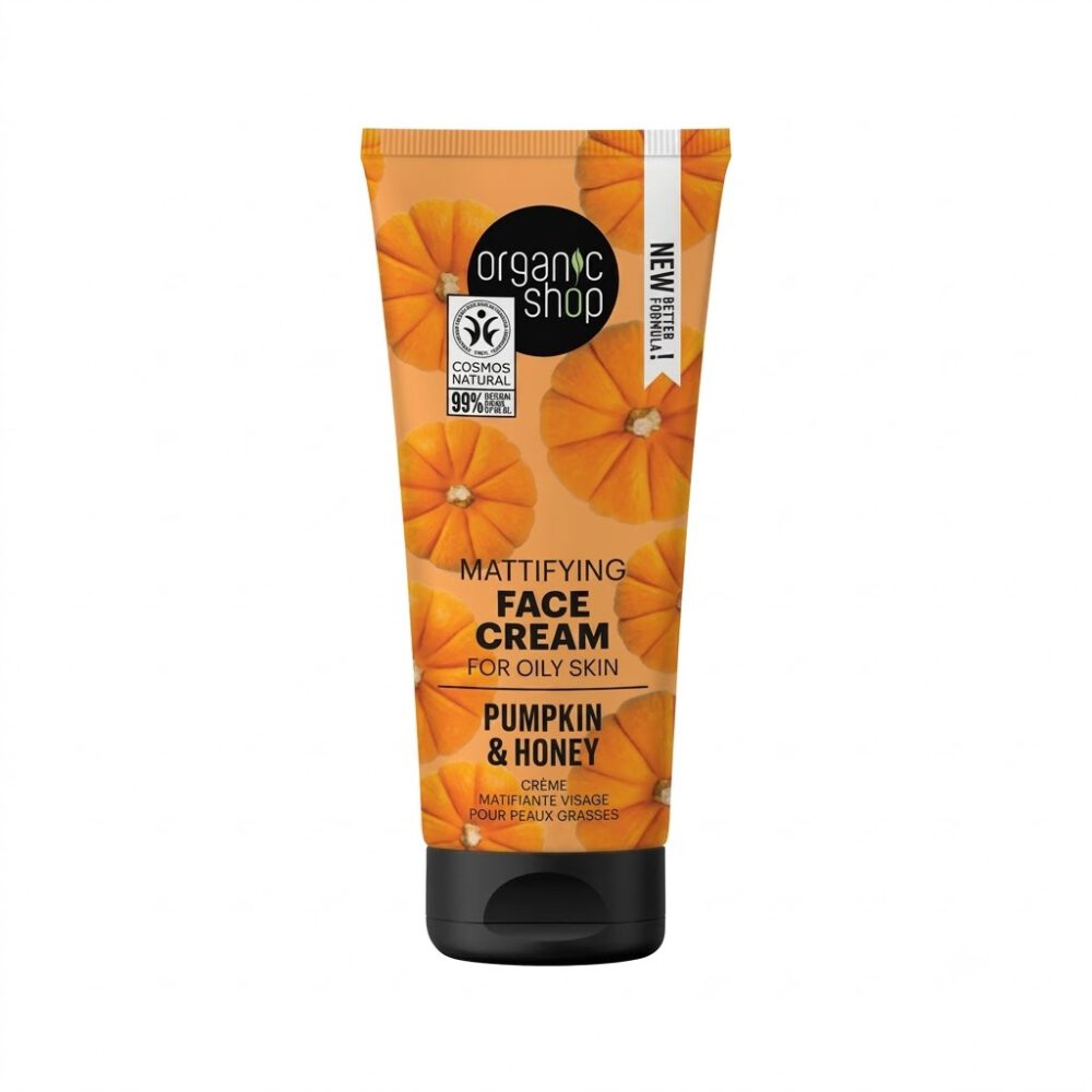 Crema Facial Matificante para Piel Grasa con Calabaza y Miel 50ml Organic Shop 1 Crema Facial Matificante para Piel Grasa con Calabaza y Miel 50ml Organic Shop