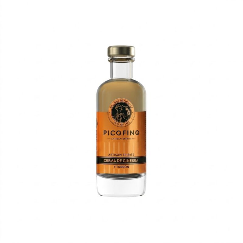 Crema de Ginebra y Turrón Mini 20cl Picofino