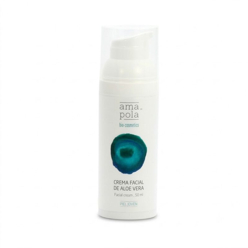 Crema facial de Aloe Vera 50ml Amapola Biocosmetics