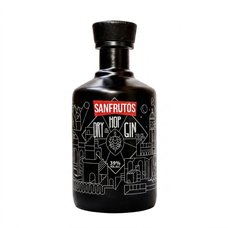 Ginebra con Dry Hopping de lúpulo Citra 70cl Sanfrutos