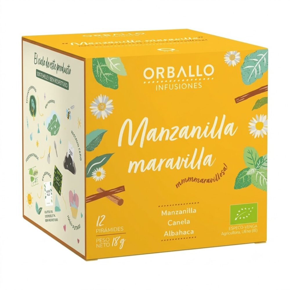 Infusion Manzanilla Maravilla 12 filtros Orballo 1 Infusion Manzanilla Maravilla 12 filtros Orballo