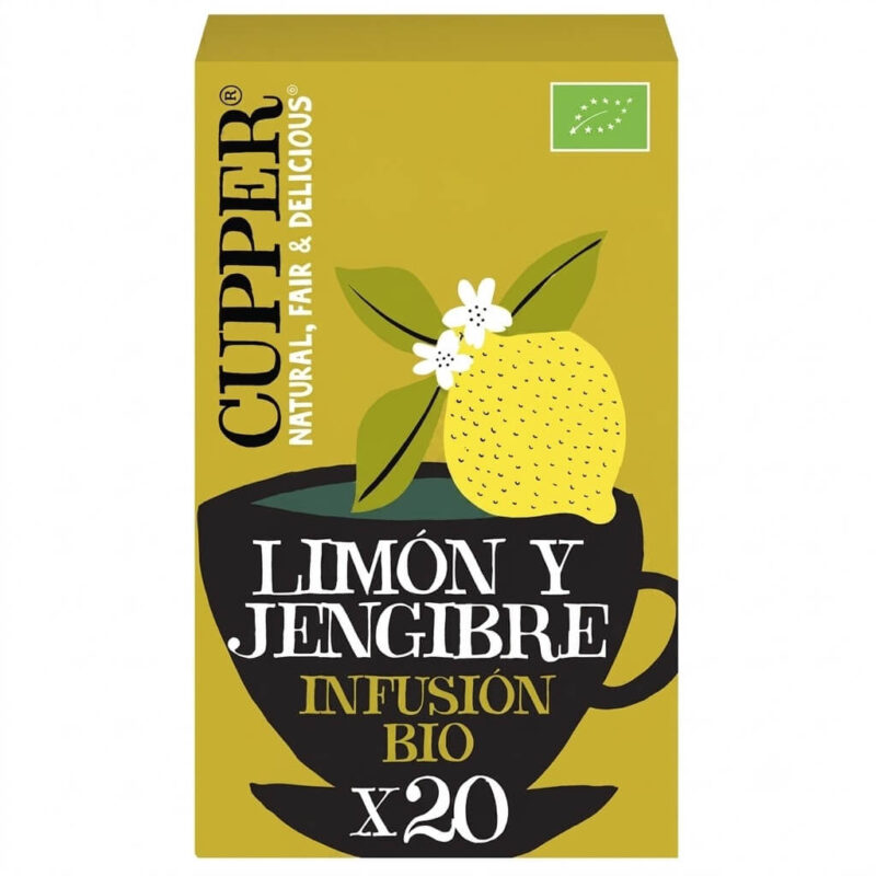 Infusión de Jengibre y Limon 20 filtros Cupper