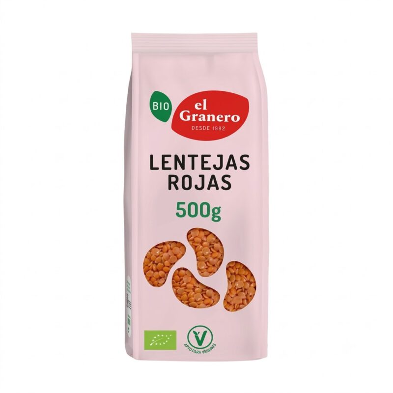 Lenteja Roja Bio 500g El Granero Integral