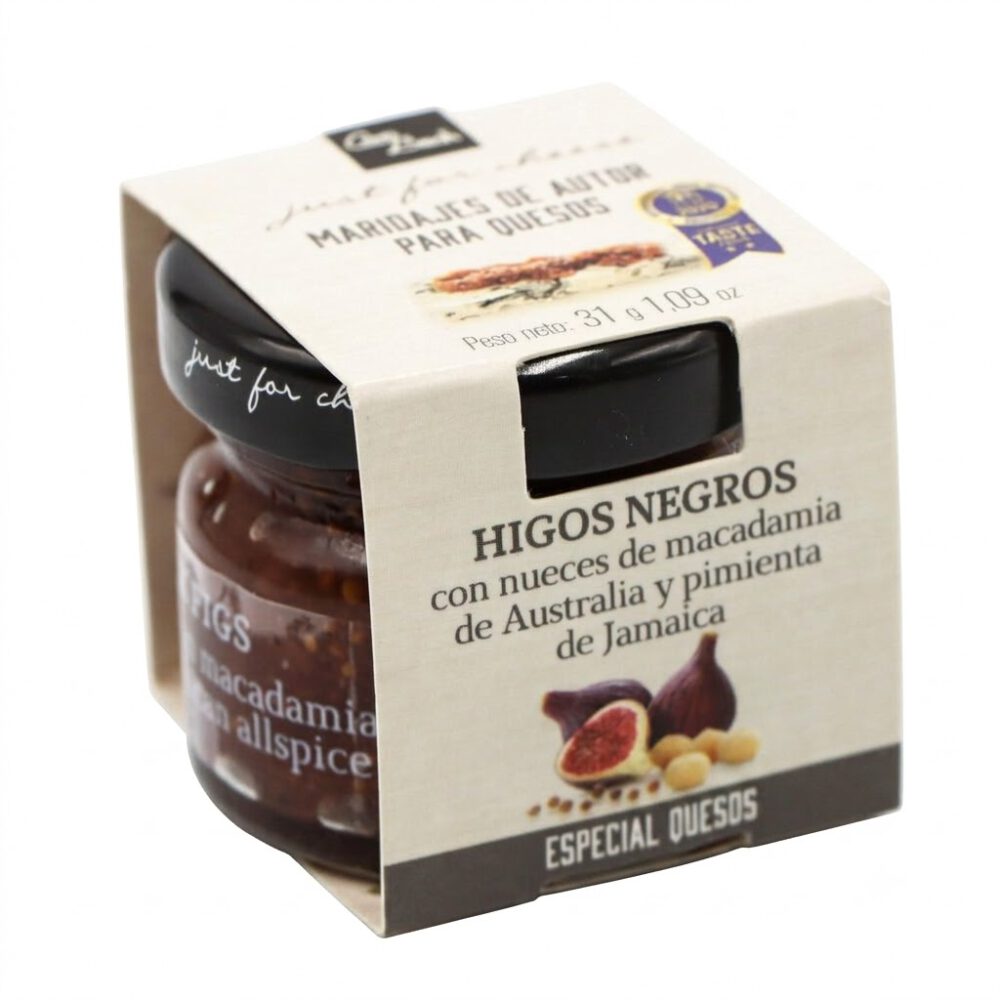 Mermelada de Higos Negros con Nueces de Macadamia 70g Can Bech 1 Mermelada de Higos Negros con Nueces de Macadamia 70g Can Bech