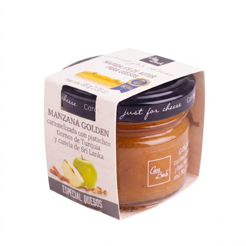 Mermelada de Manzana Golden con Pistachos 70g Can Bech