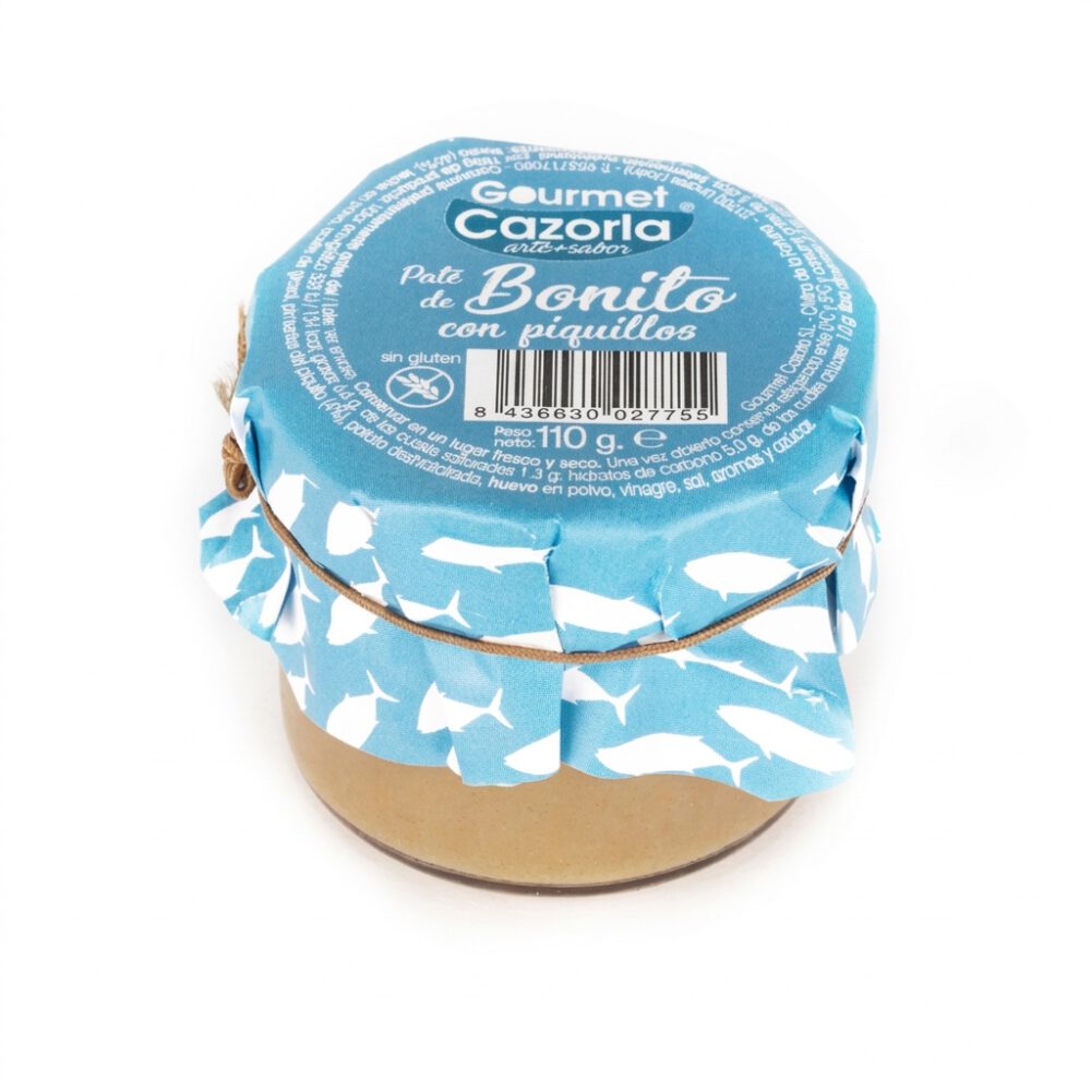 Pate de Bonito con Piquillos 110g Gourmet Cazorla 1 Pate de Bonito con Piquillos 110g Gourmet Cazorla