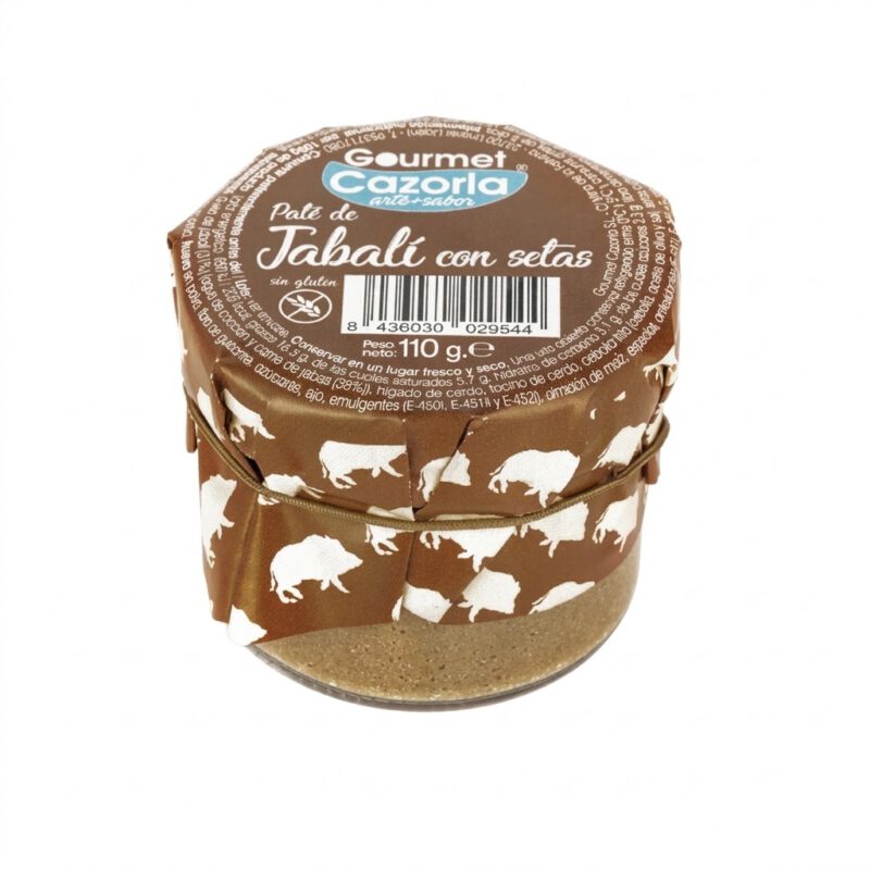 Pate de Jabali con Setas 110g Gourmet Cazorla