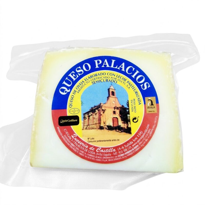 Queso Palacios de Oveja Semicurado 350g Aprox Queseria de Castilla
