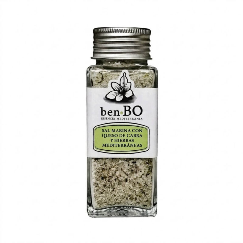 Sal marina del Mediterraneo con Queso de Cabra y Hierbas Mediterraneas 50g BenBo Gourmet
