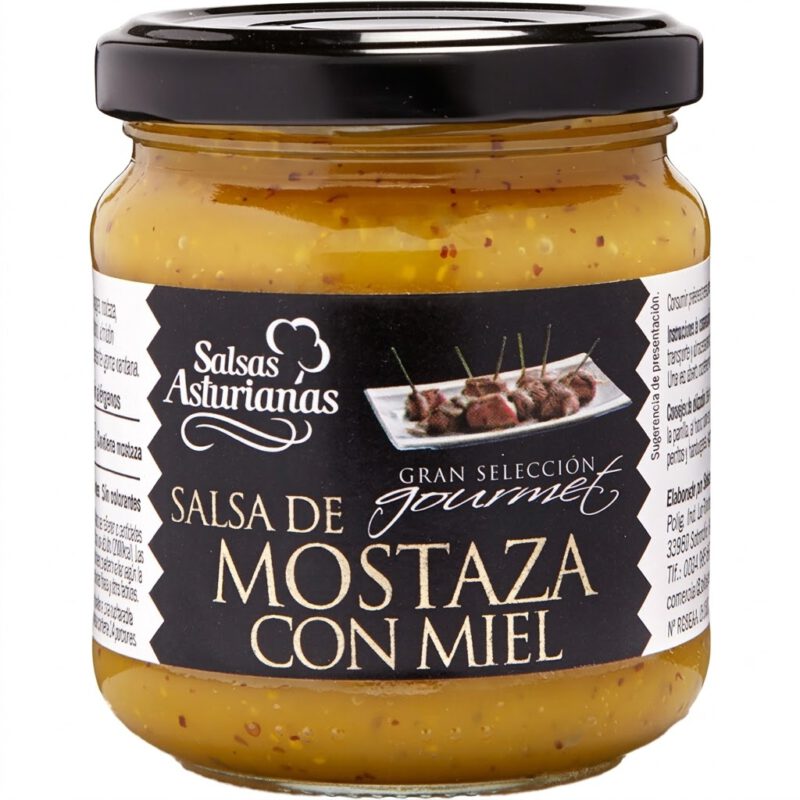 Salsa de Mostaza con Miel 190g Salsas Asturianas