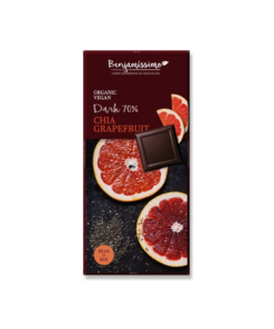 Chocolate negro 70% con chia y pomelo