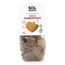 galletas de trigo sarraceno corazones