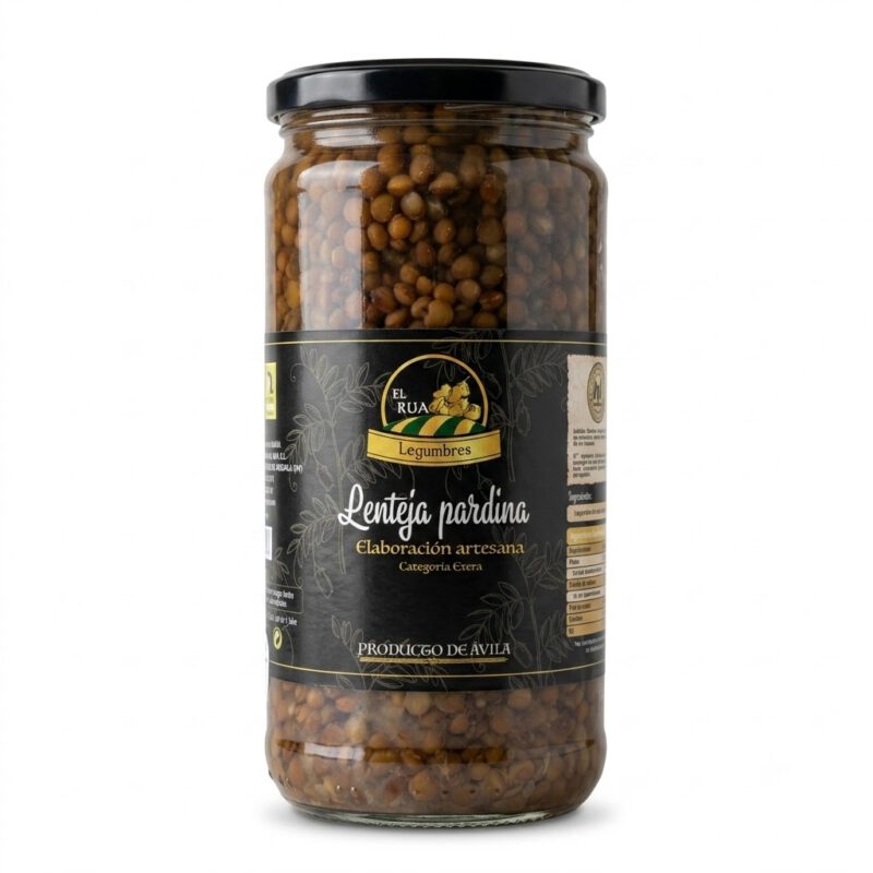 Lentejas Pardinas Cocidas 720g Legumbres El Rua