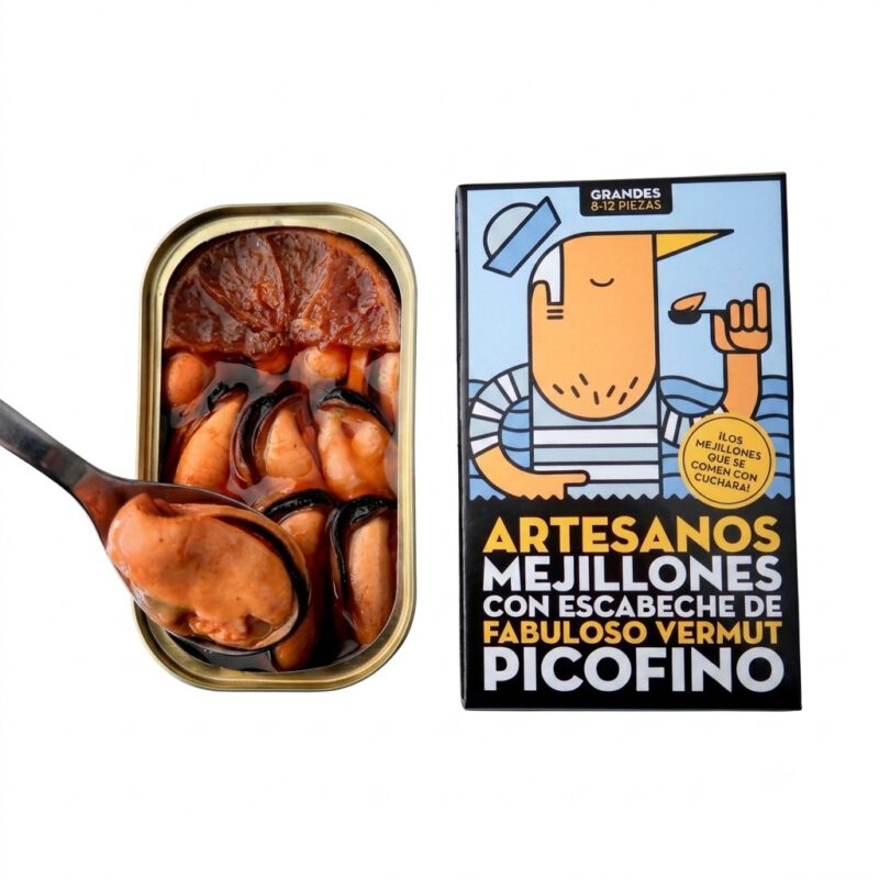 Mejillones en Escabeche de Vermut Picofino 120g
