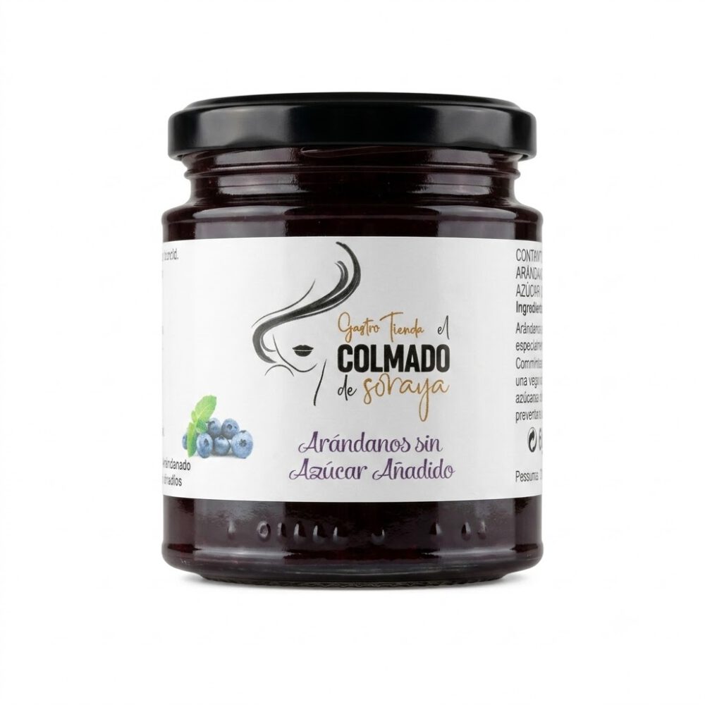 Mermelada de Arandanos Sin Azucar 240g 1 Mermelada de Arandanos Sin Azucar 240g