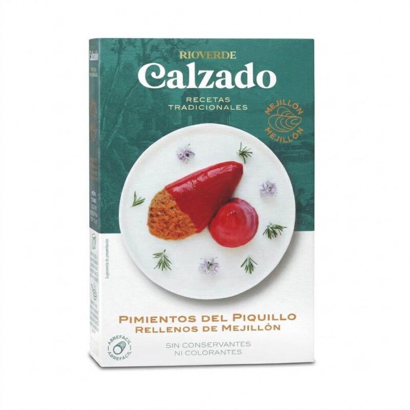 Pimientos del Piquillo rellenos de Mejillón 250g Calzado