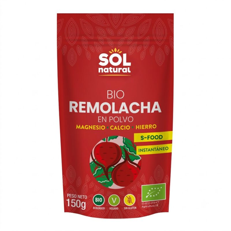 Remolacha Roja en polvo 150g Sol Natural