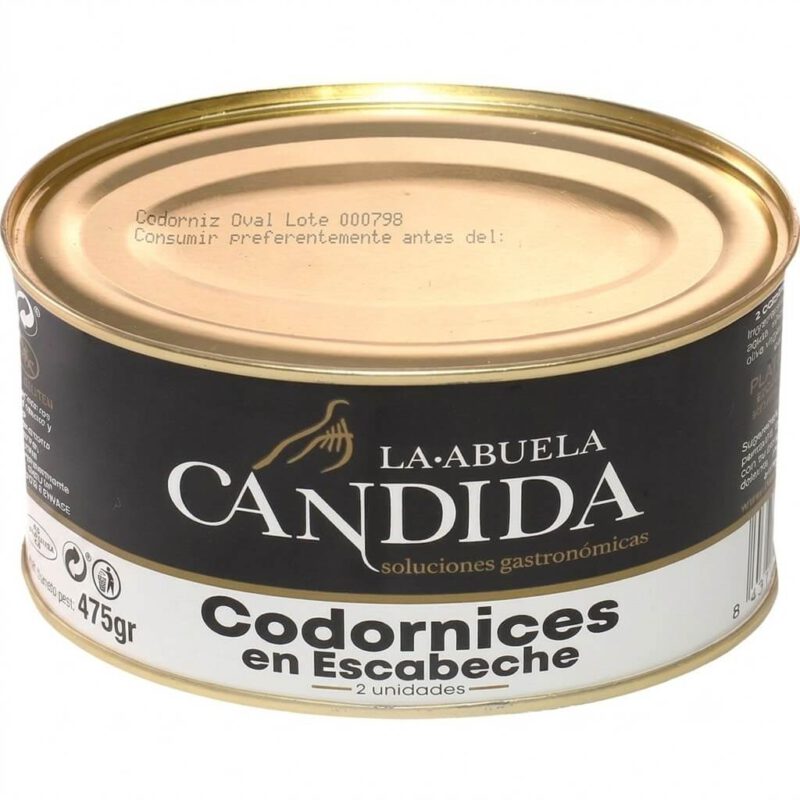 Codornices en Escabeche La Abuela Cándida 475g