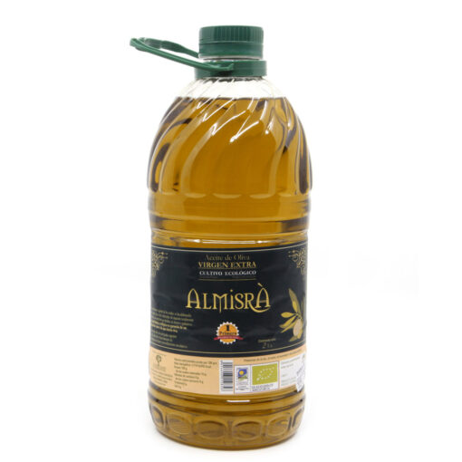 Aceite de Oliva Virgen Extra Eco Primera Presión en Frio Garrafa 2 Litros Agrisanz