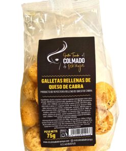 Galletas rellenas de queso de cabra 75g
