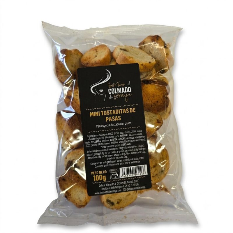 Mini Tostaditas de Pasas 100g