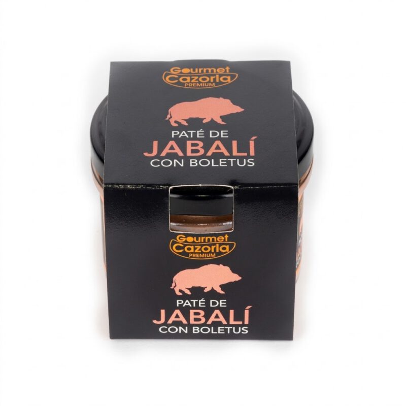 Pate de Jabali con Boletus 110g Gourmet Cazorla