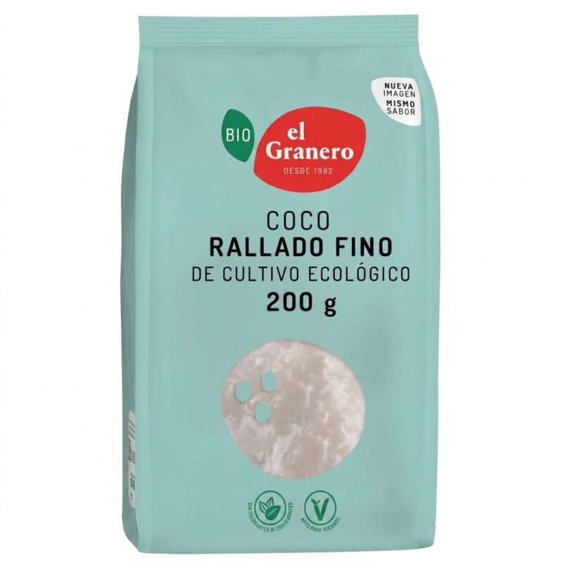 Coco Rallado fino 200g El Granero Integral