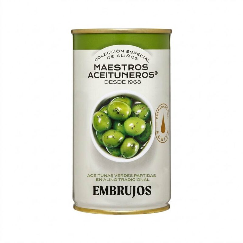 Aceitunas Embrujos (Chupadedos) 350g Maestros Aceituneros