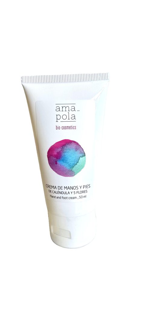 Crema manos calendula y 5 flores 50g