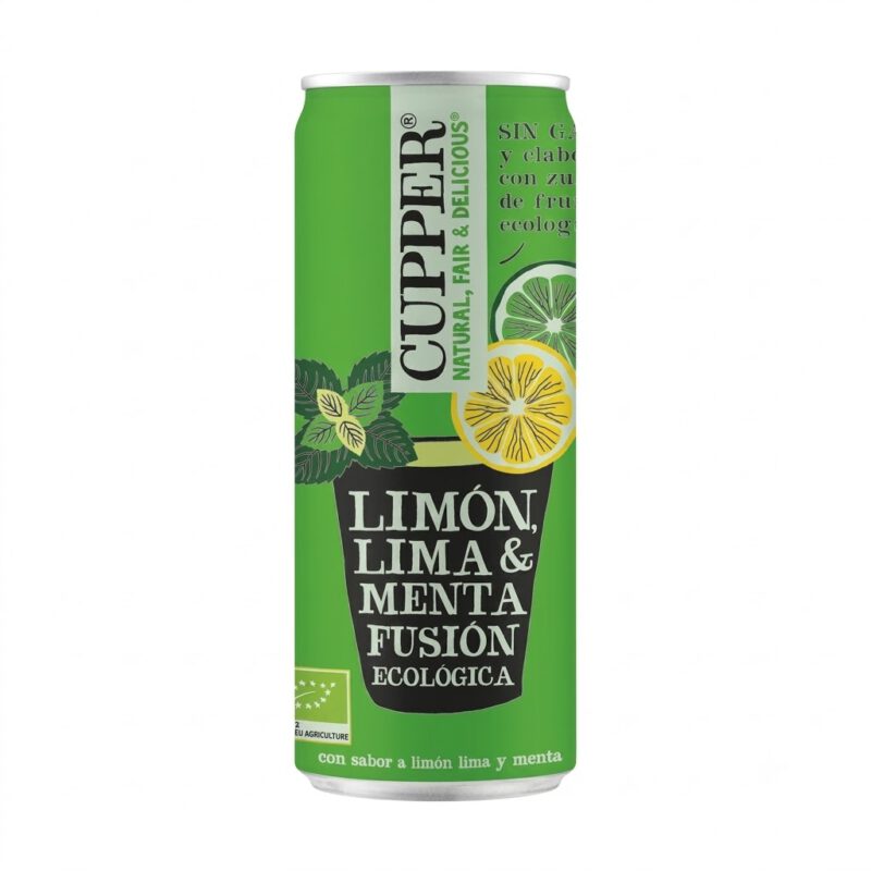 Bebida de Menta, Limón y Lima Bio 250 ml Cupper
