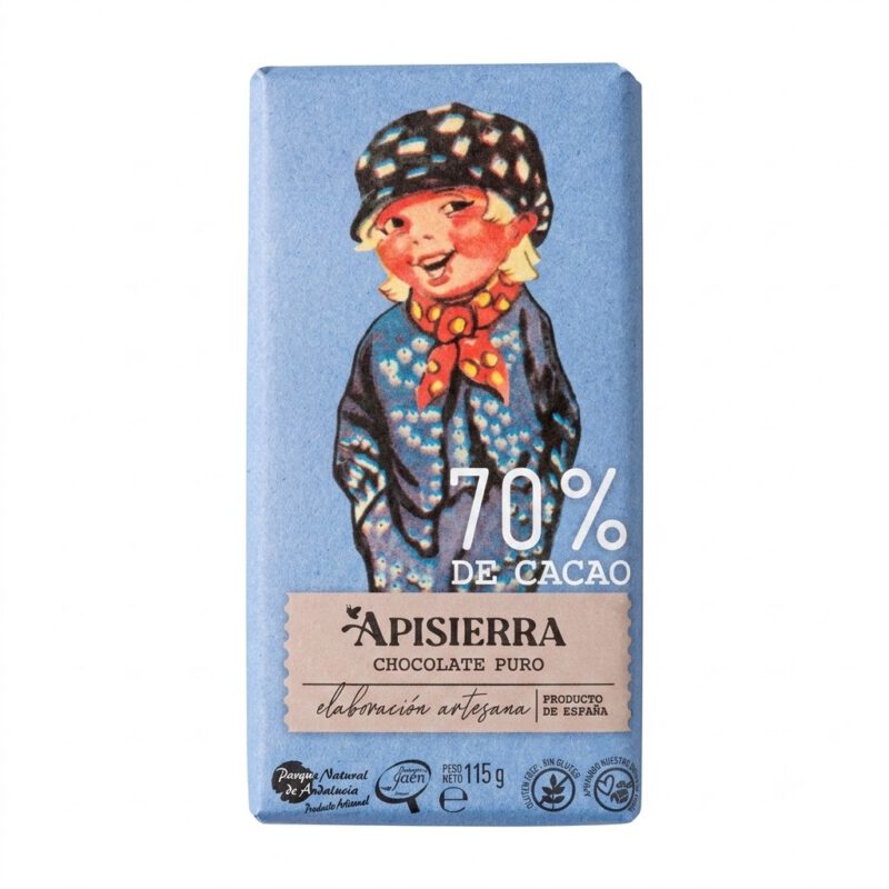 Chocolate Puro 70% 115g Apisierra