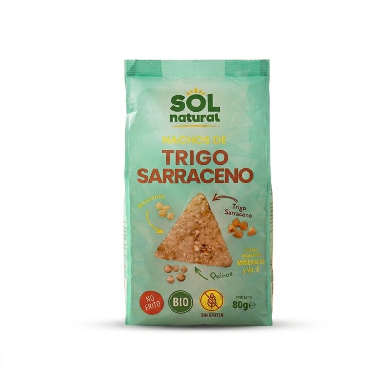 Nachos trigo sarraceno 80g Sol Natural