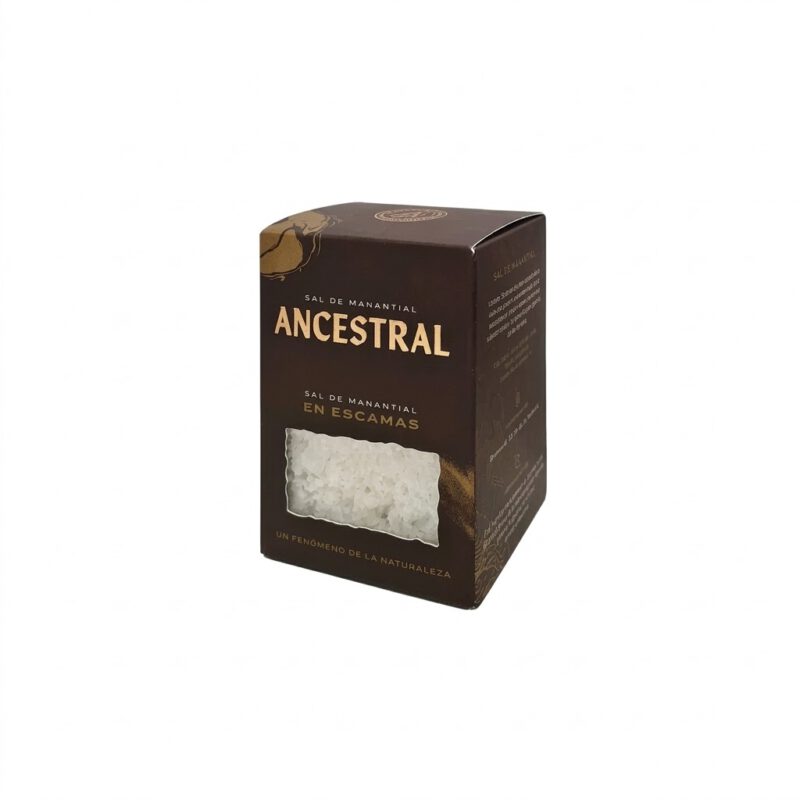 Sal de manantial en escamas 150g Ancestral