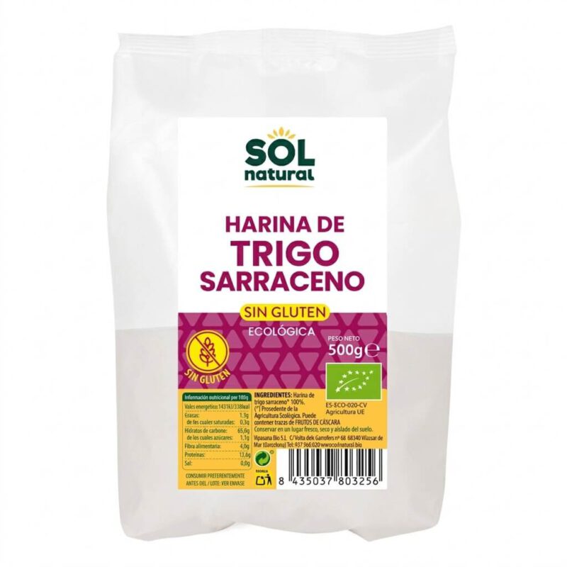 Harina trigo sarraceno 500g Sol Natural