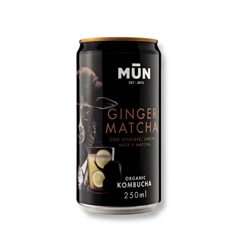 Kombucha Ginger Matcha 250ml Mun