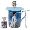 Lata taza Sorolla filtro y tapa 4 piezas