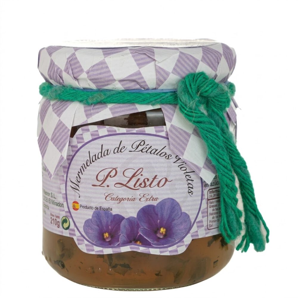 Mermelada petalos violetas 1 Mermelada de Petalos de Violetas 210g P. Listo