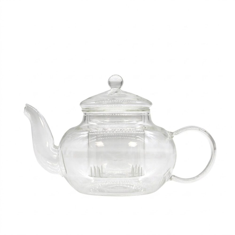 Tetera de vidrio con infusor Perla redonda 400ml 1 Tetera de vidrio con infusor Perla redonda 400ml