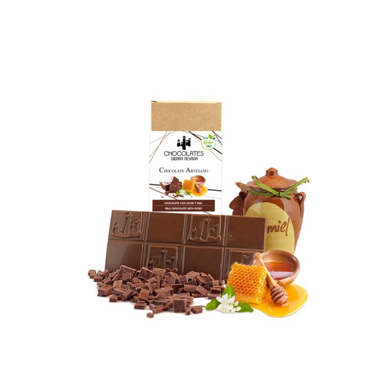 Chocolate con leche y Miel 100g Chocolates Sierra Nevada