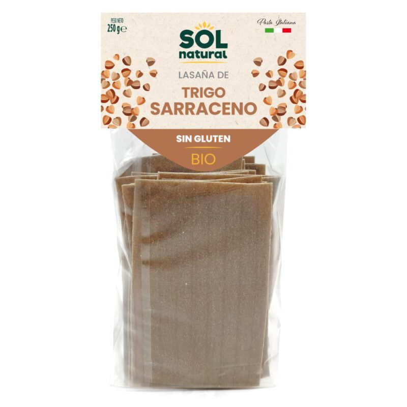 Lasaña trigo sarraceno 250g Sol Natural