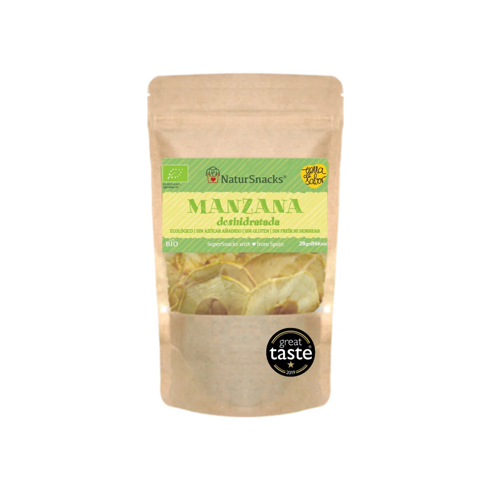 Manzana deshidratada 28g Natursnack 1 Manzana deshidratada 28g Natursnack
